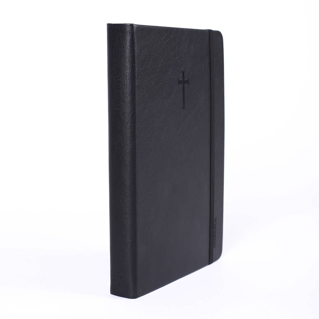 Hardcover Black Wineskin Journal (420 Pages)