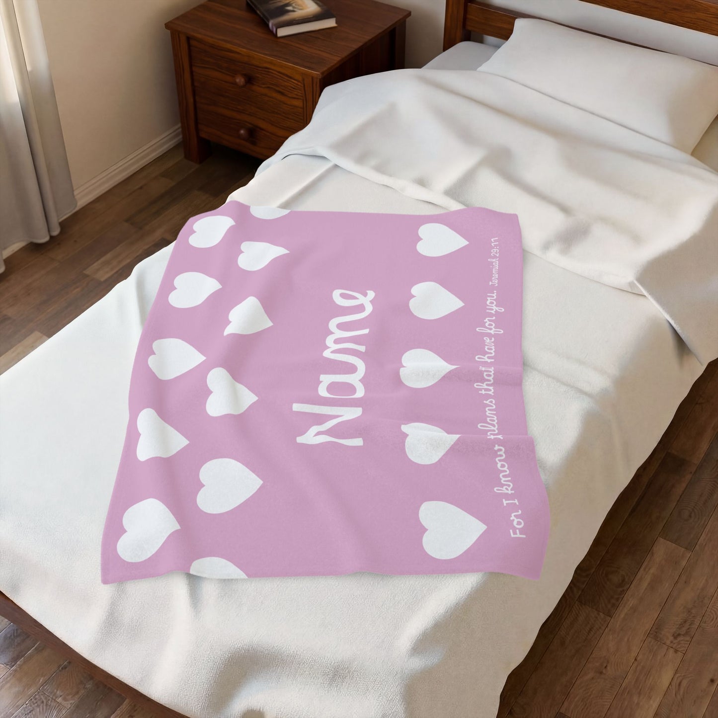 For I Know The Plans Personalized Blanky