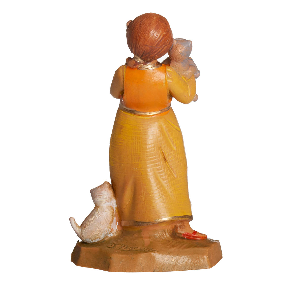 Fontanini 5" Scale Filia Girl With Cats Nativity Figure