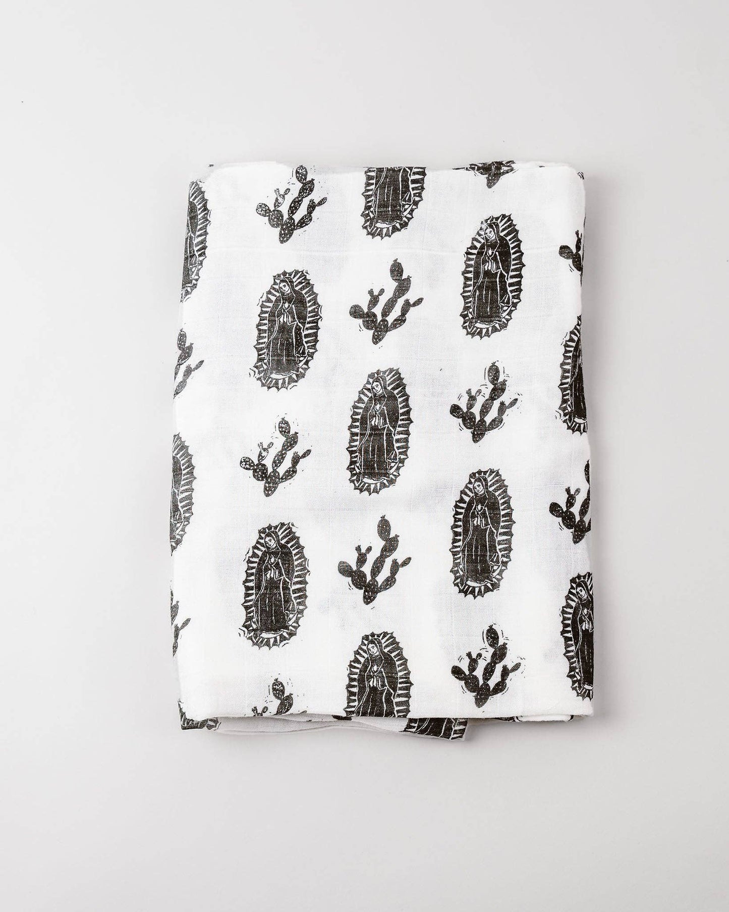 Our Lady of Guadalupe Muslin Swaddle Baby Blanket