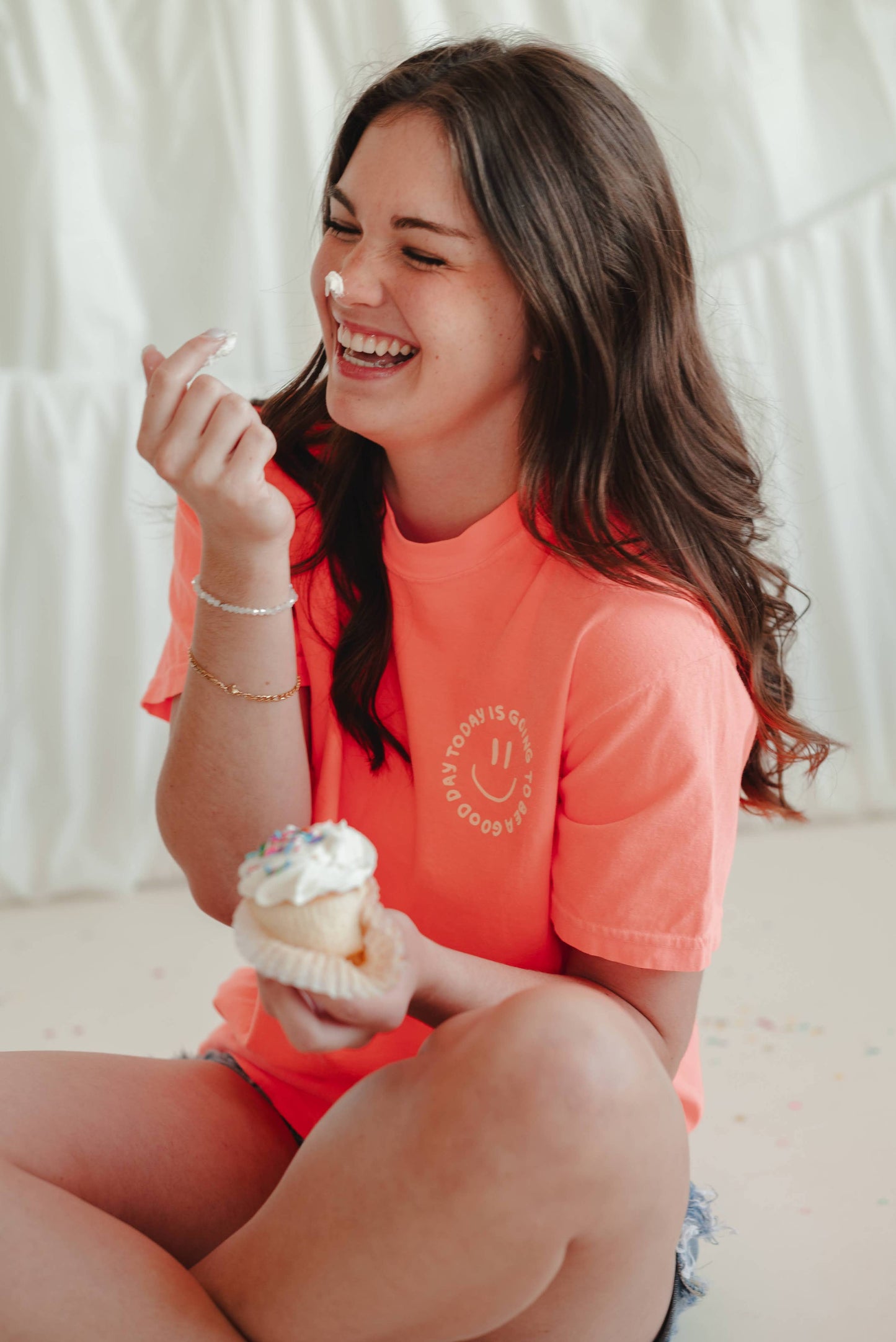 Good Day Tee - Neon Orange (CLOSEOUT)