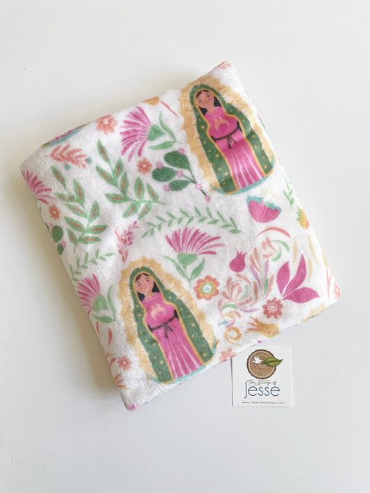 Our Lady of Guadalupe Minky Blanket