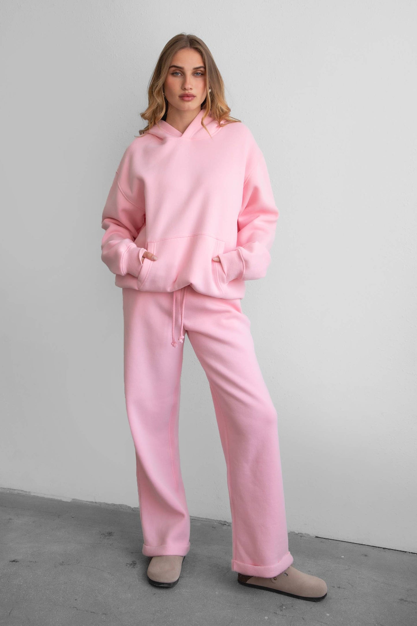 Jesus I Trust in You Oversized Blush Hoodie