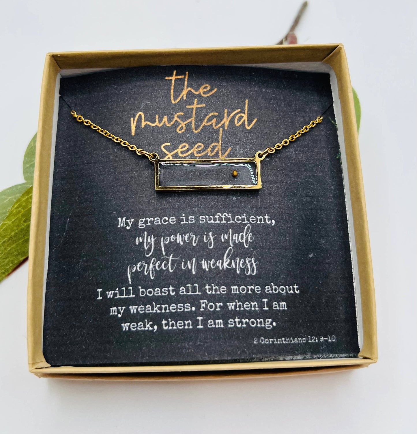 Mustard Seed Necklace