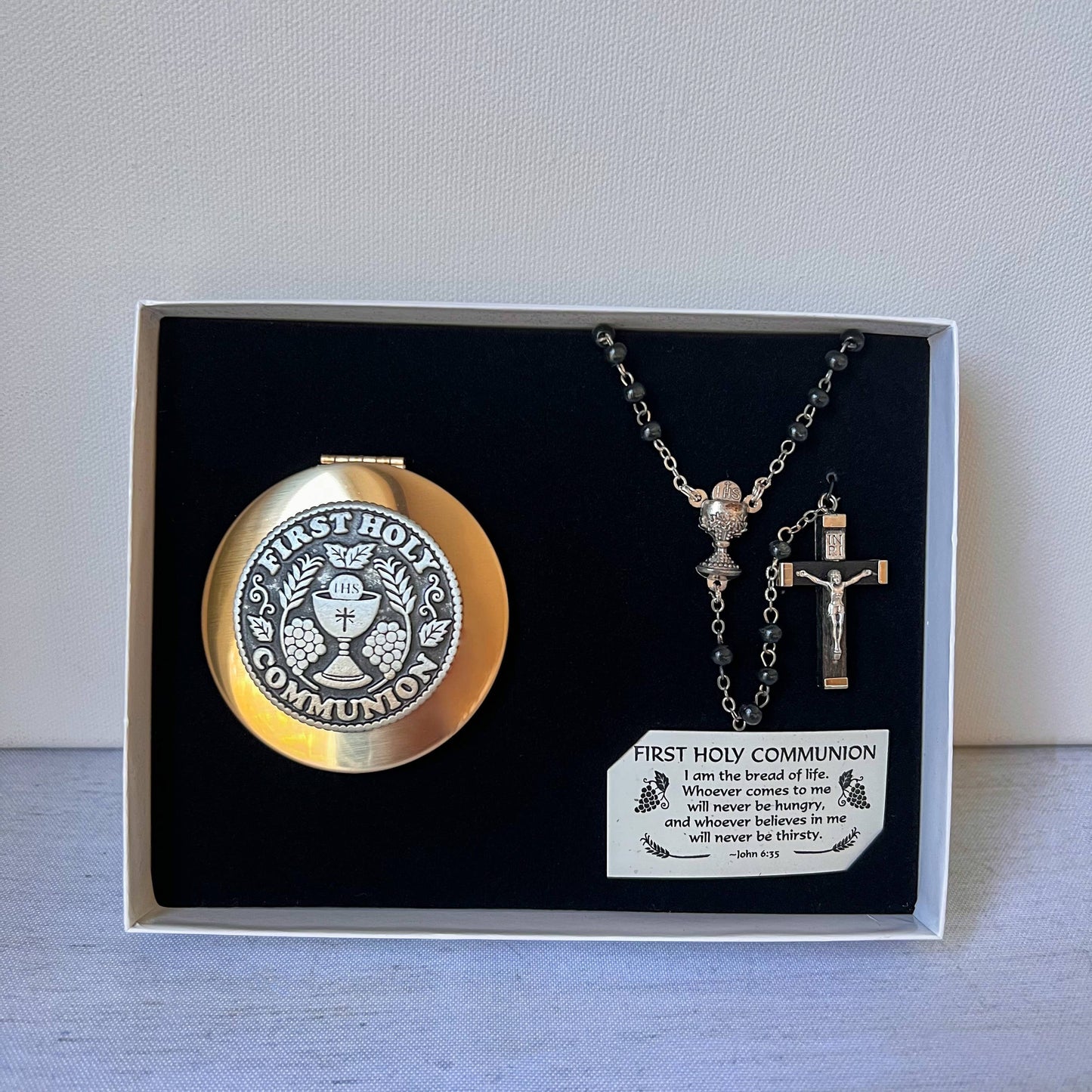 Communion Rosary Gift Set for Boy