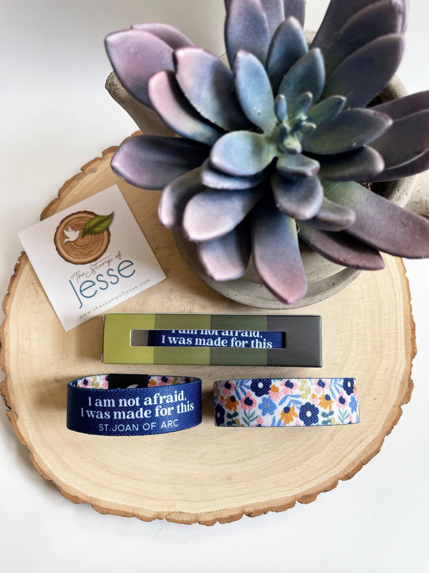 St. Joan of Arc Reversible Elastic Bracelet