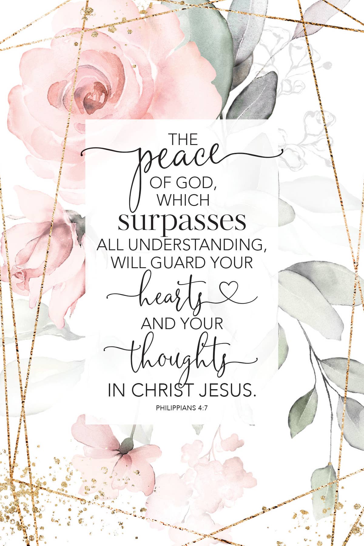 The Peace Of God - Heaven Sent Plaques 6X9 Wood Plaque