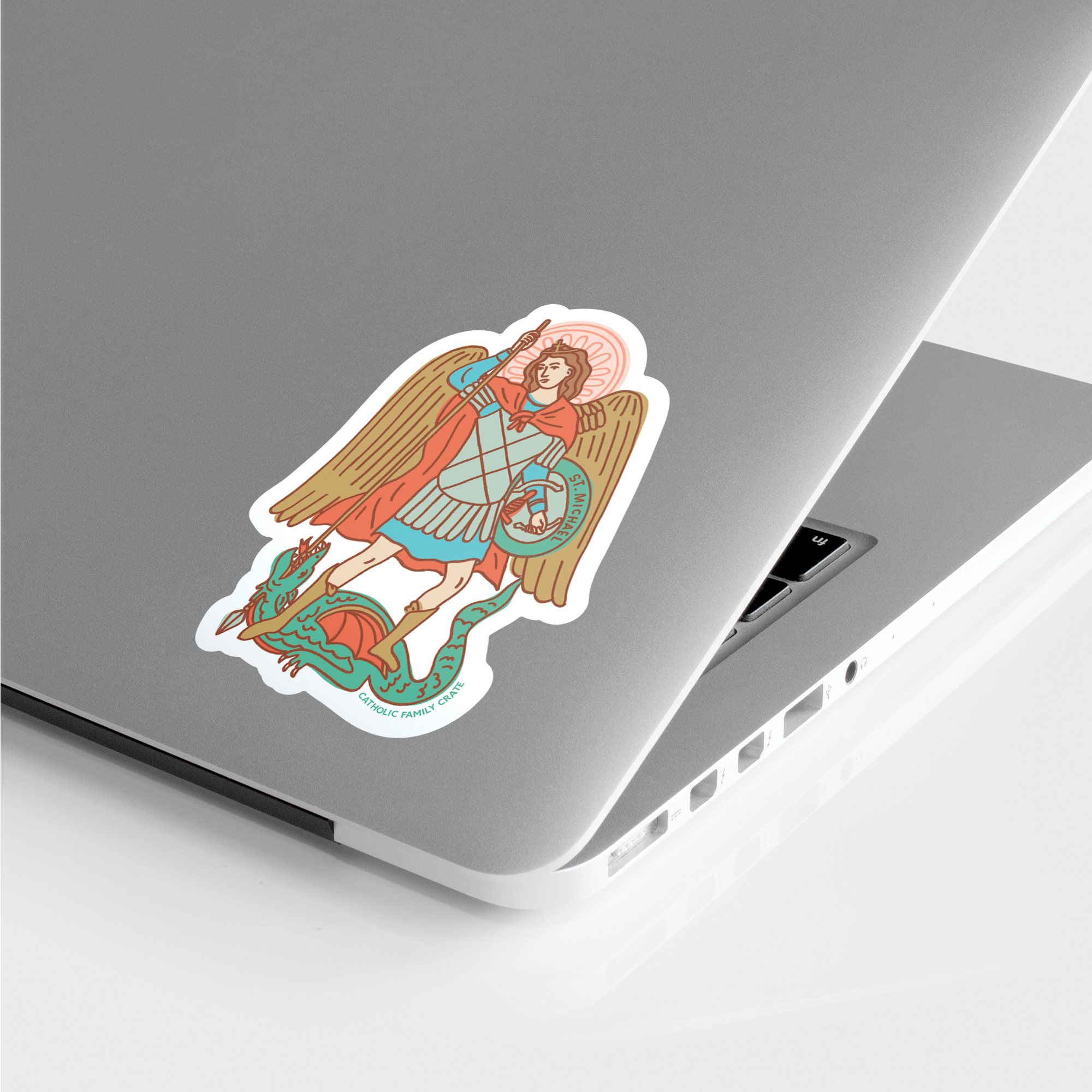 Saint Michael the Arc Angel Sticker – St. George