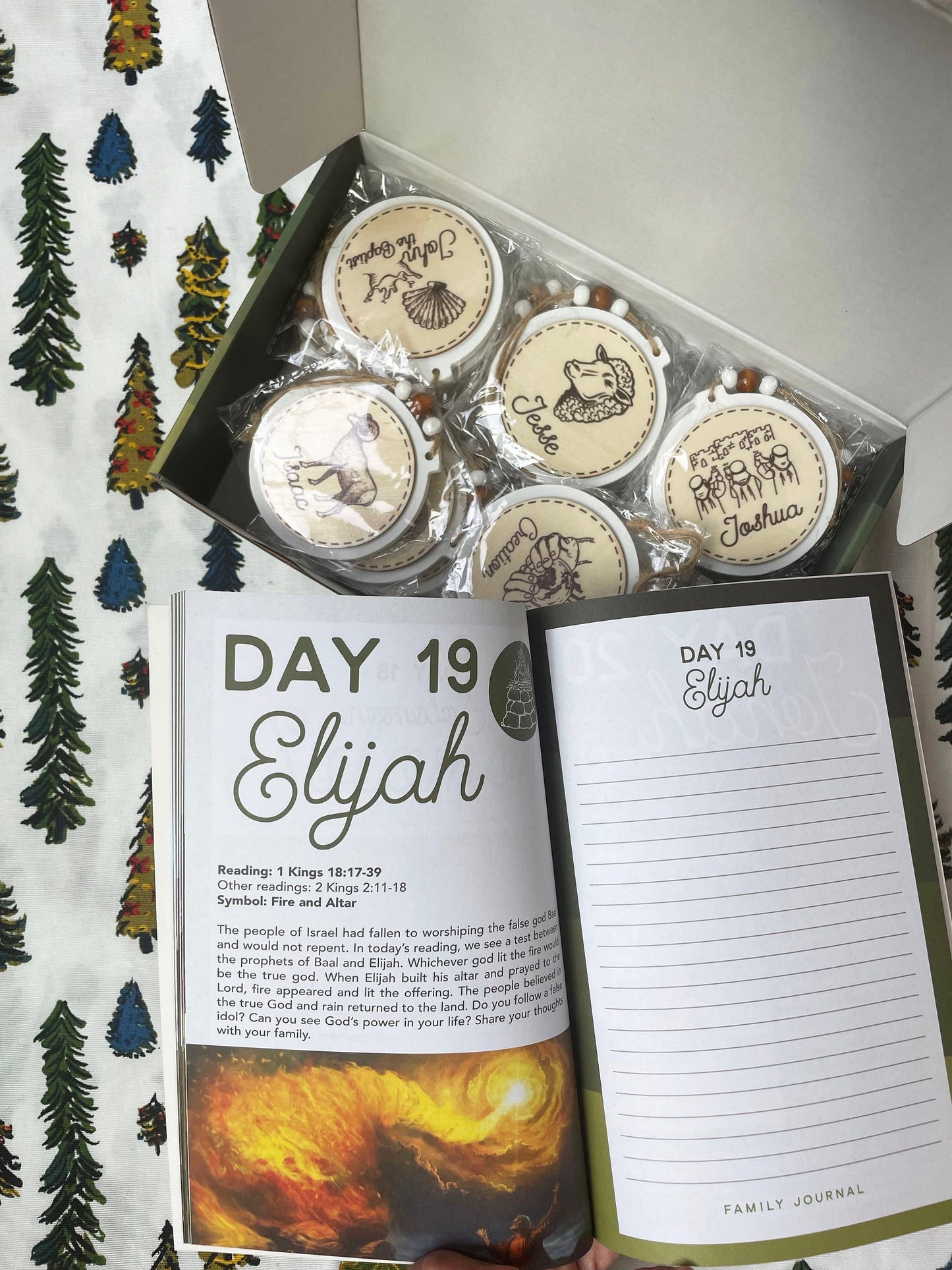 Jesse Tree Handmade Christmas Ornaments