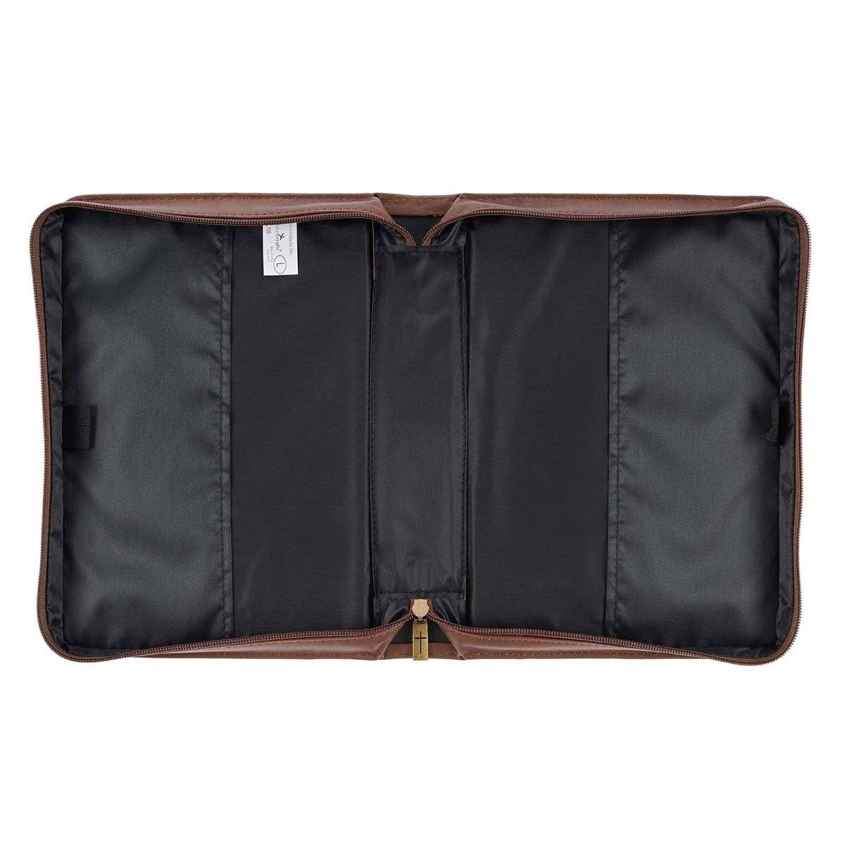 Bible Cover Classic Brown Wings Like Eagles Isa. 40:31