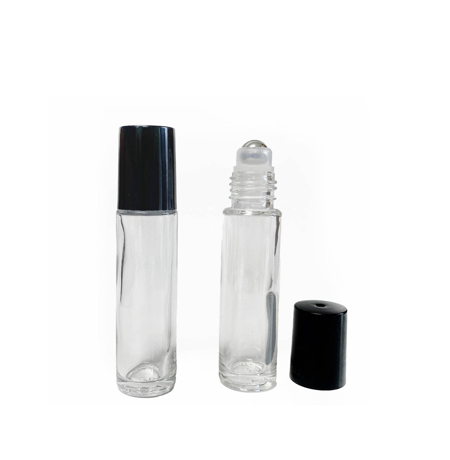 Clear Glass 10ml Roll-On Bottles for Artisanal Blends