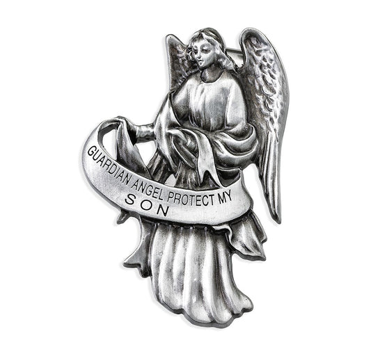 Guardian Angel Protect My Son Visor Clip