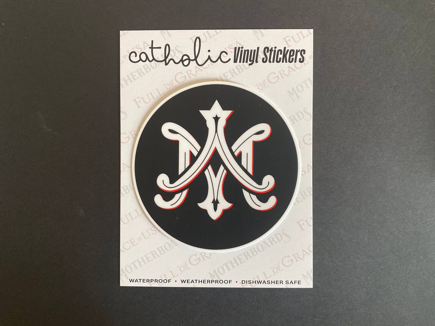 Large Marian Auspice 4" Sticker Decal - NEW