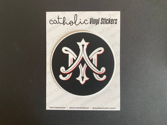 Large Marian Auspice 4" Sticker Decal - NEW