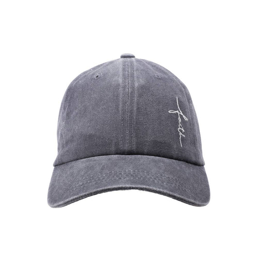 Hat - "Faith" Grey