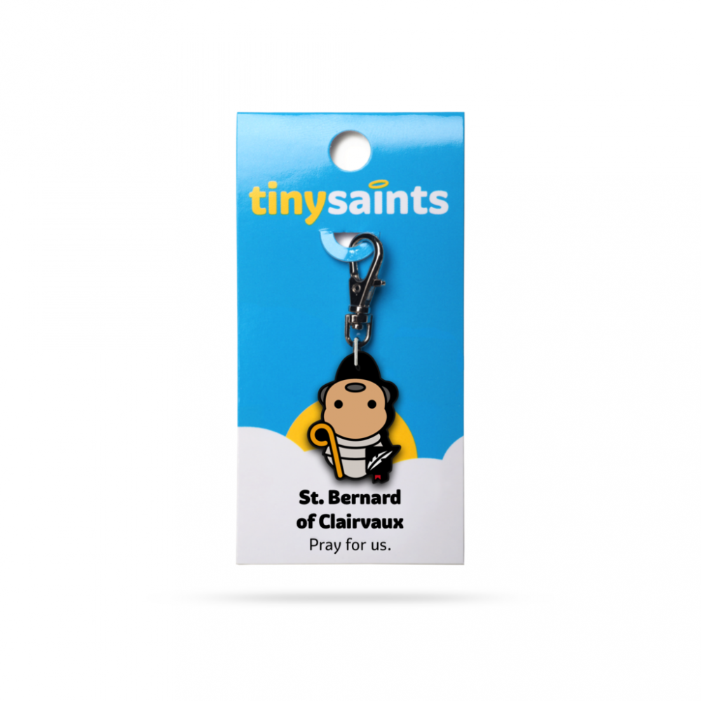 Tiny Saints Charm Saint Bernard of Clairvaux