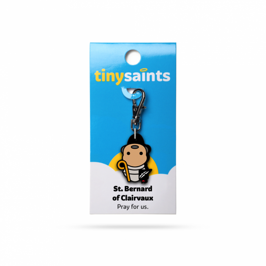Tiny Saints Charm Saint Bernard of Clairvaux