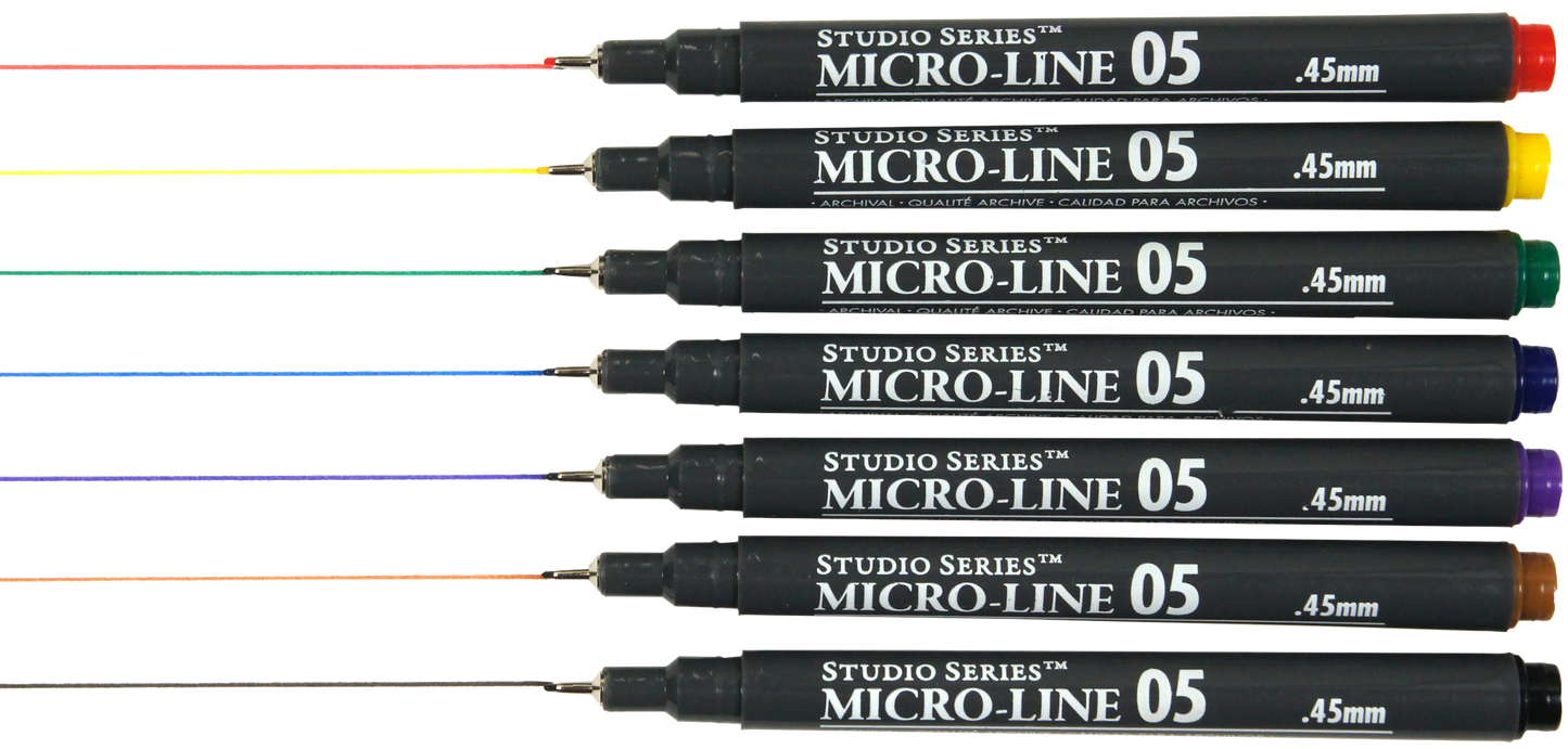 Studio Series Colored Micro-Line Pen Set (Set of 7)