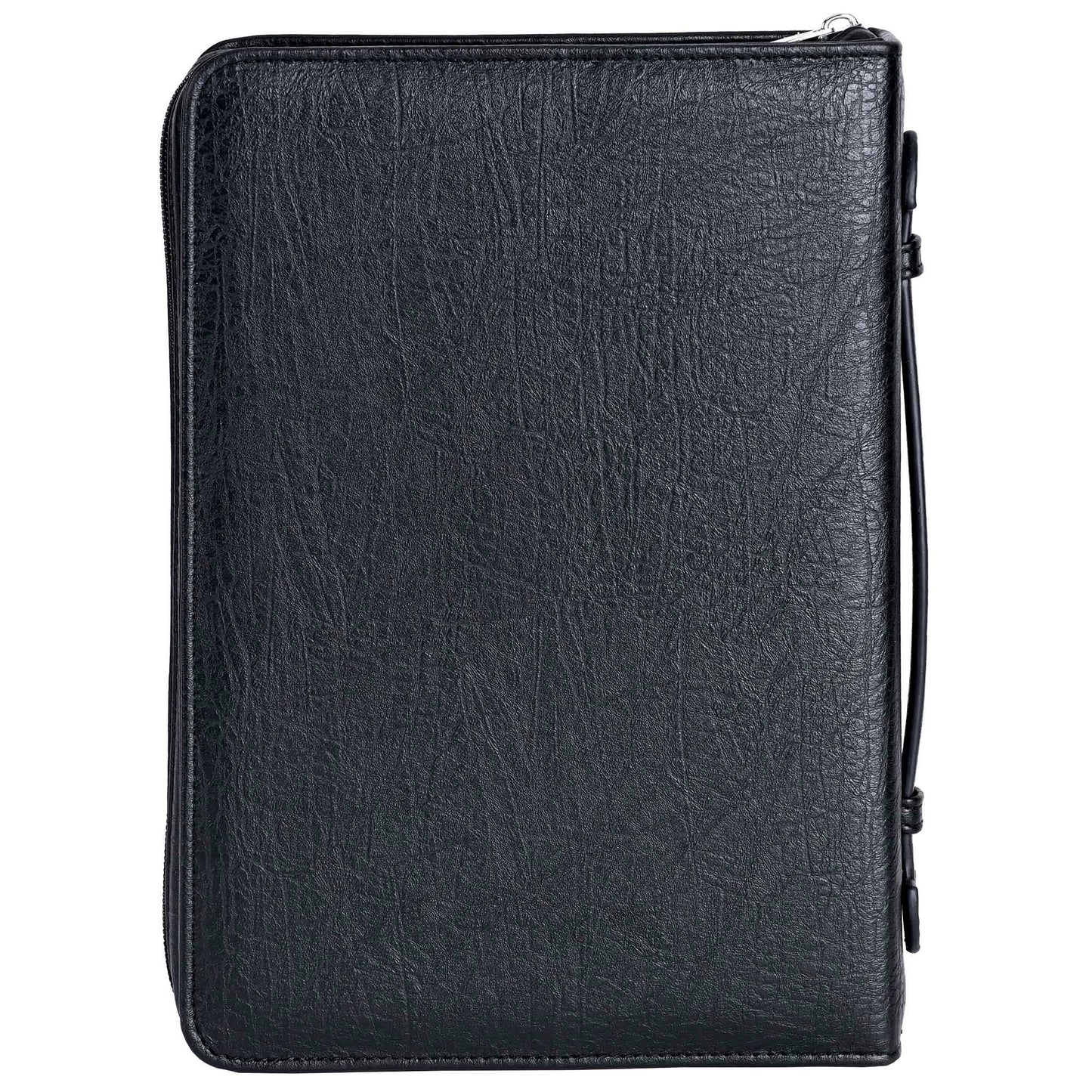 White Dove Bible Case Vintage Cross Black XLarge