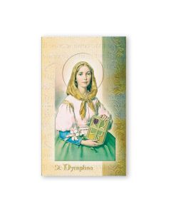 St. Dymphna Biography Card
