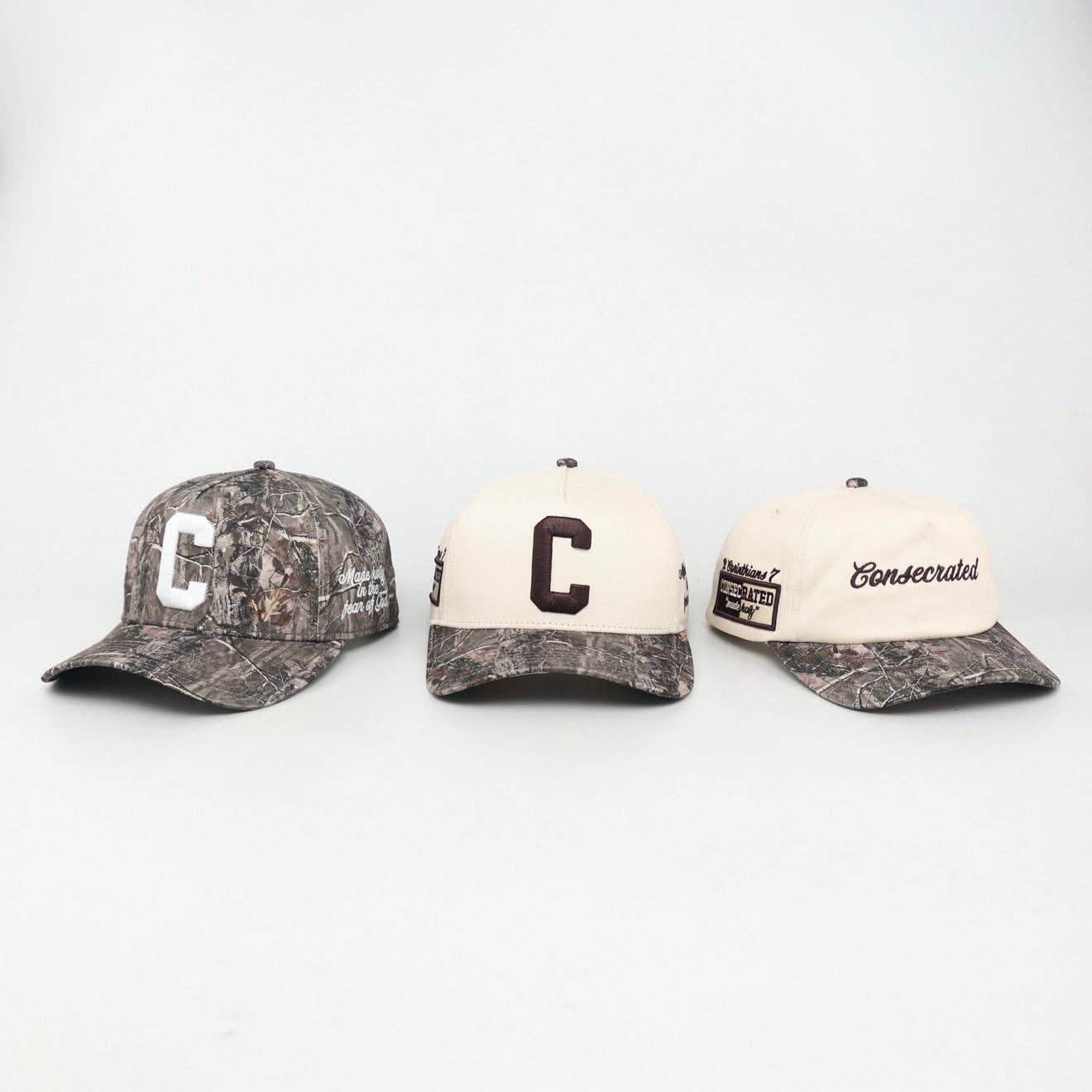 CONSECRATED Premium SnapBack (Structured) - Malta Woodland Camo