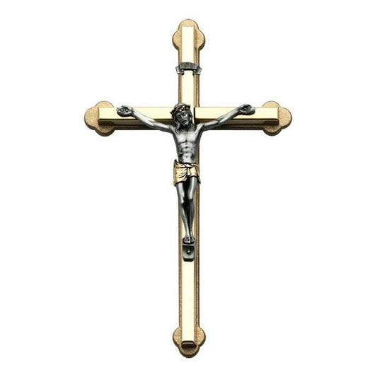 2-tone Wall Crucifix 6”