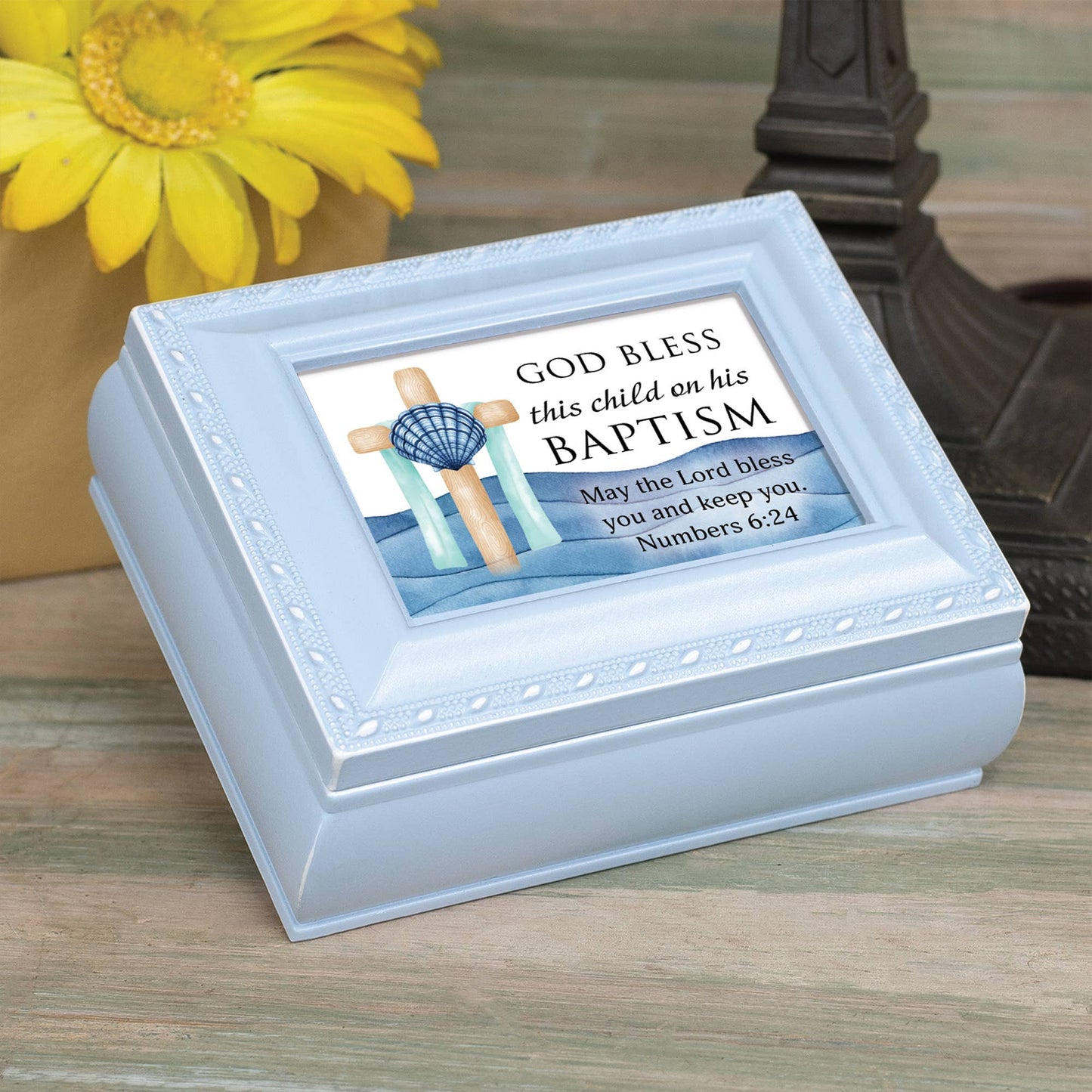 Keepsake Box God Bless Child Baptism