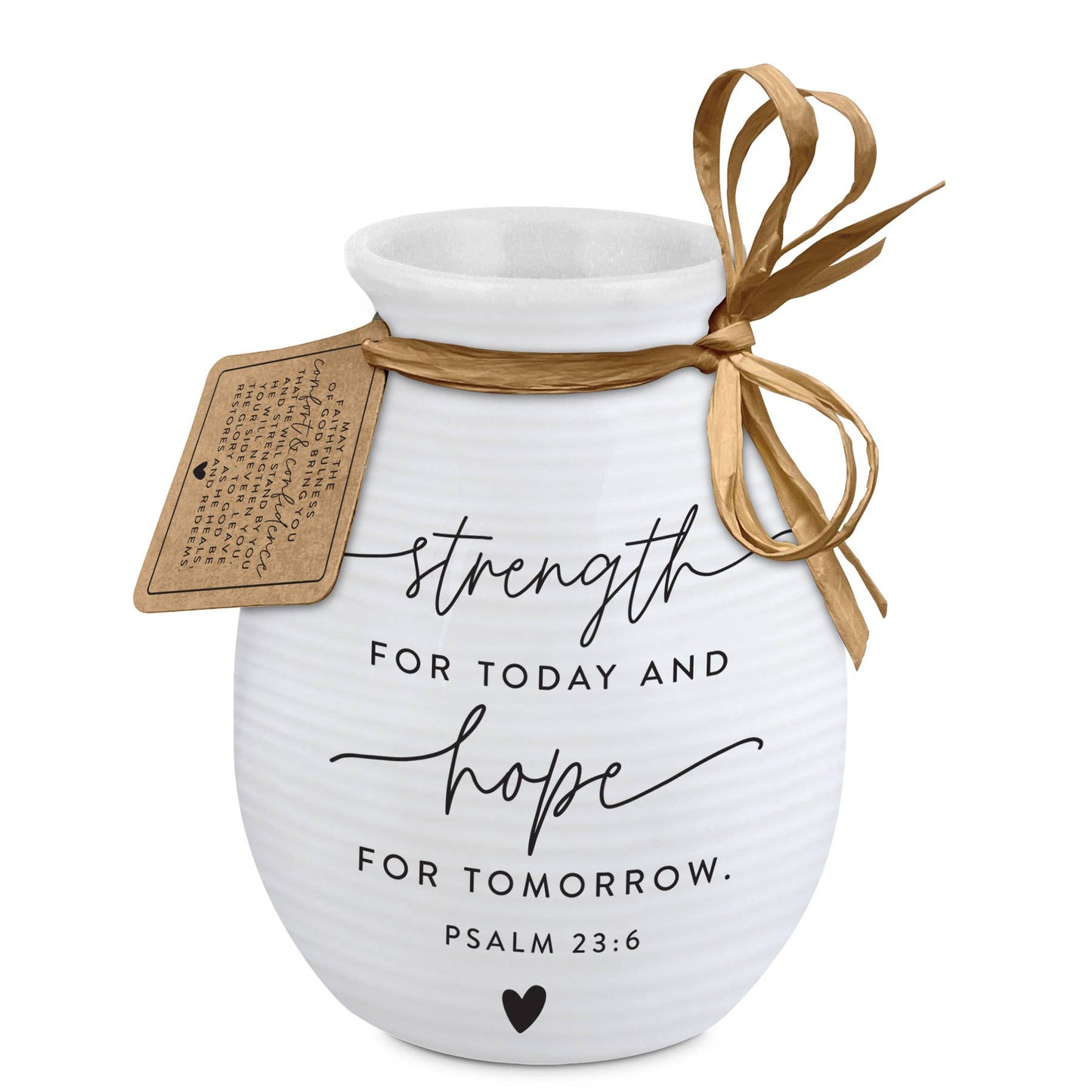 LCP Vase Textured Hold Hope Strength & Hope