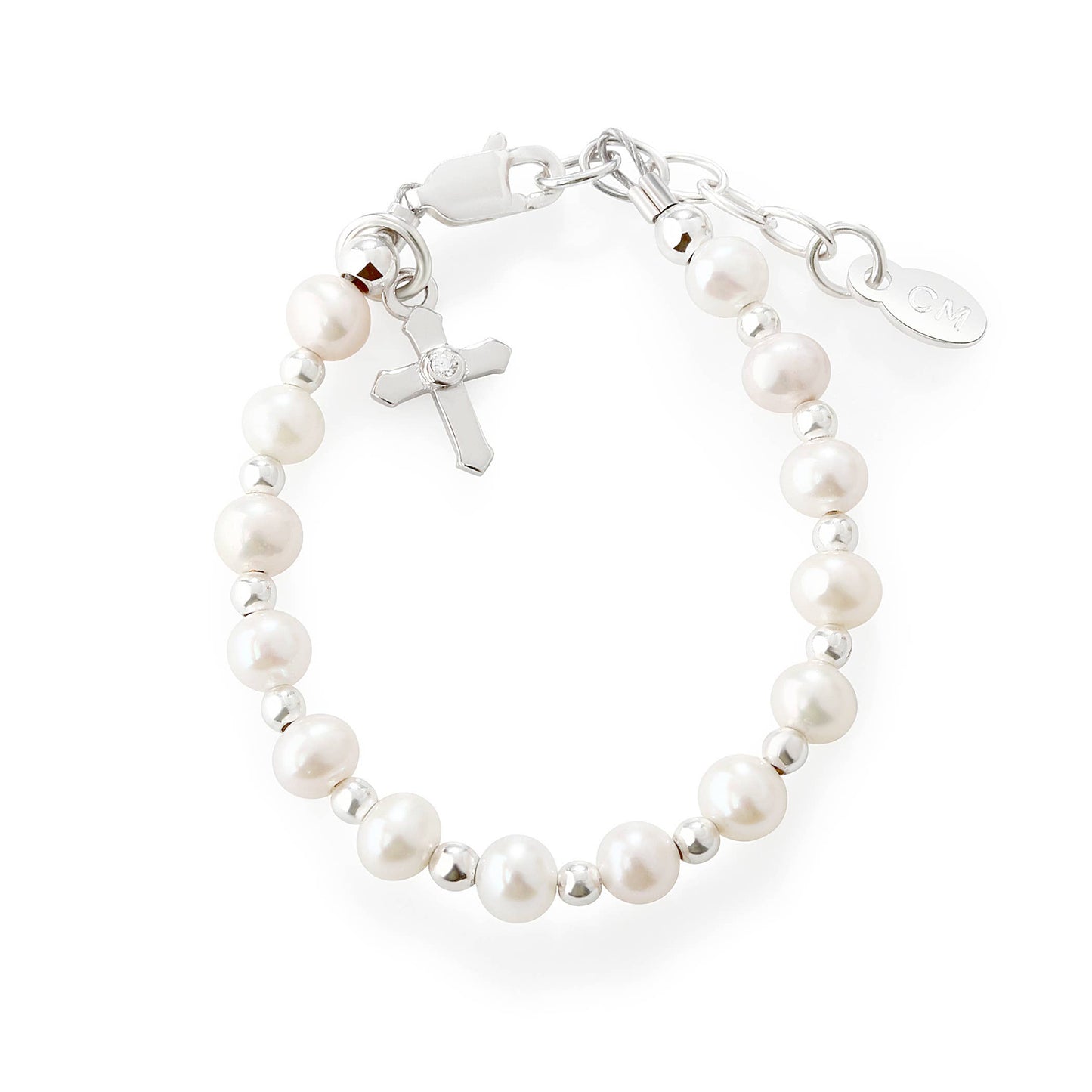 Silver Cross Children's Bracelet