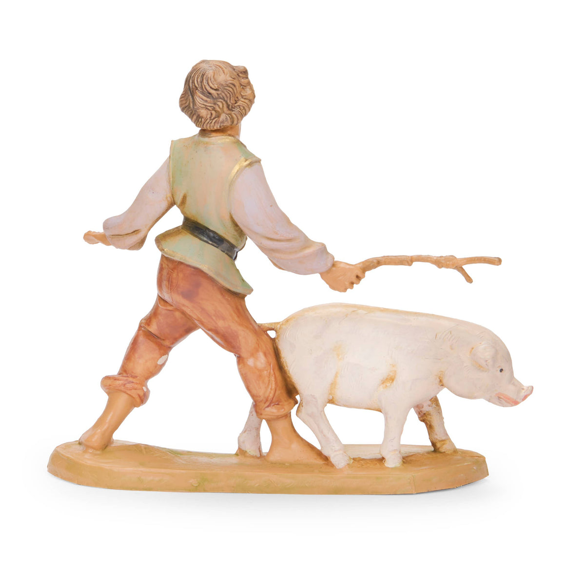 Fontanini 5" Scale Clement Boy With Pig Nativity Figure