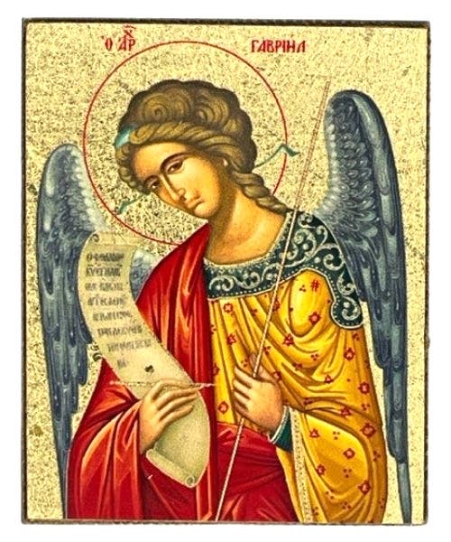 Archangel Gabriel Silk Screen Icon Magnet