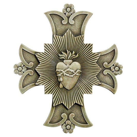 Sacred Heart Garden Plaque 10"