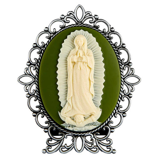 Our Lady Of Guadalupe Cameo Desk Stand