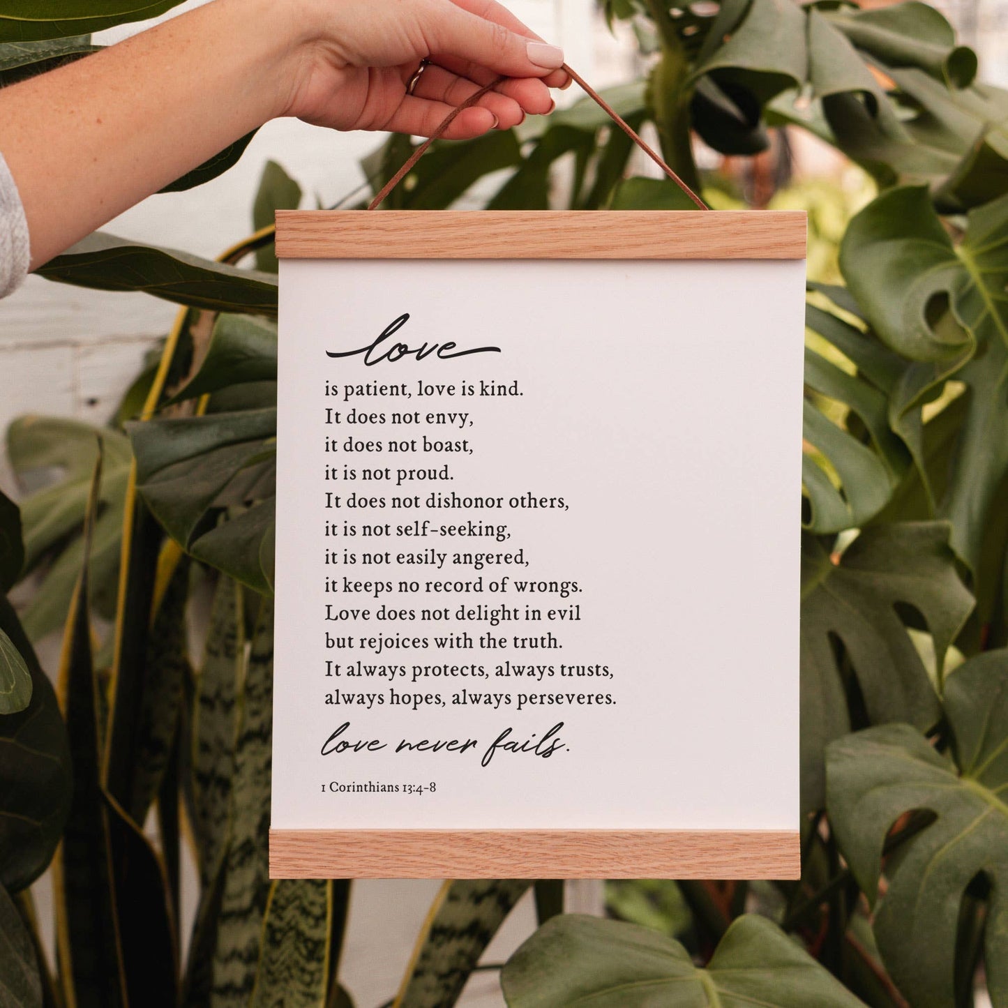 Love Never Fails Art Print