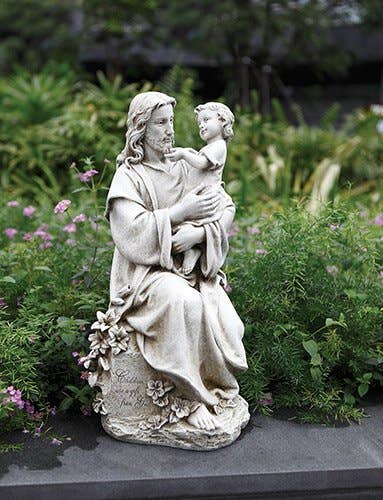 20" Jesus With Child Gdn