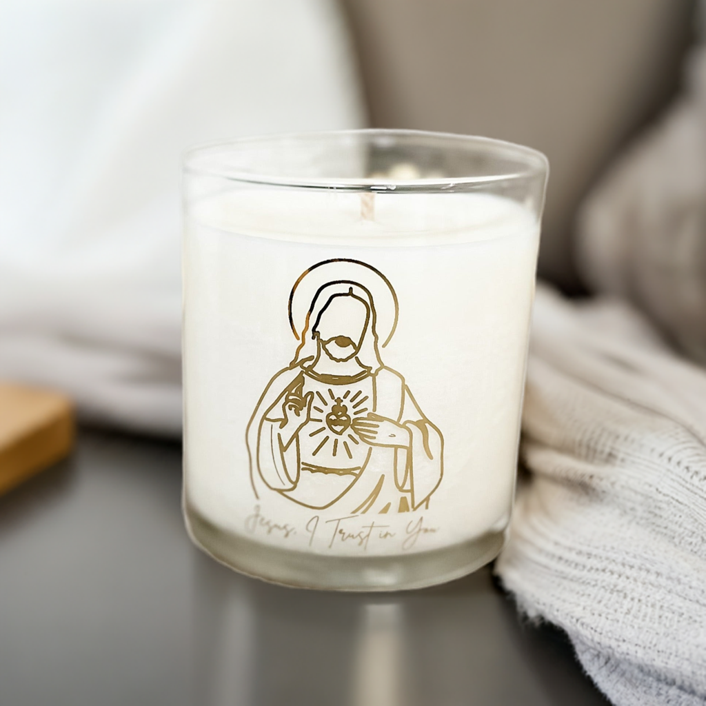 Jesus, I Trust in You Soy Candle