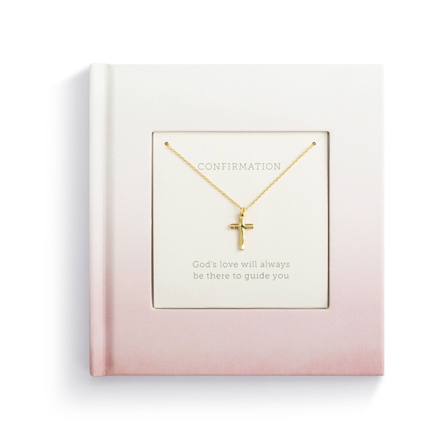 Confirmation Cross Necklace and Book