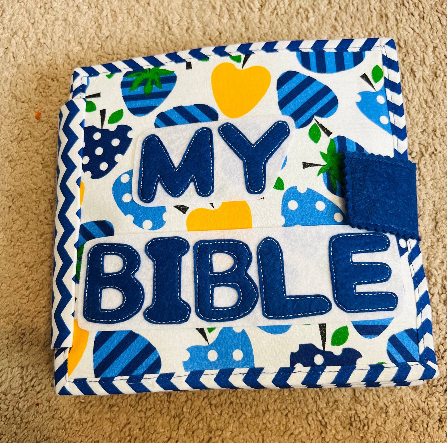 A Kids bible busy book, Interactive Kids Bible ,baptism gift
