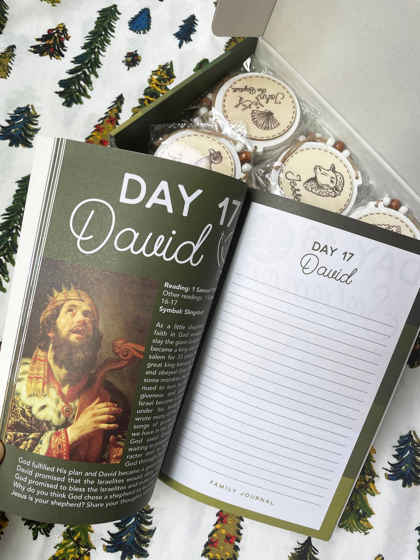 Jesse Tree Handmade Christmas Ornaments