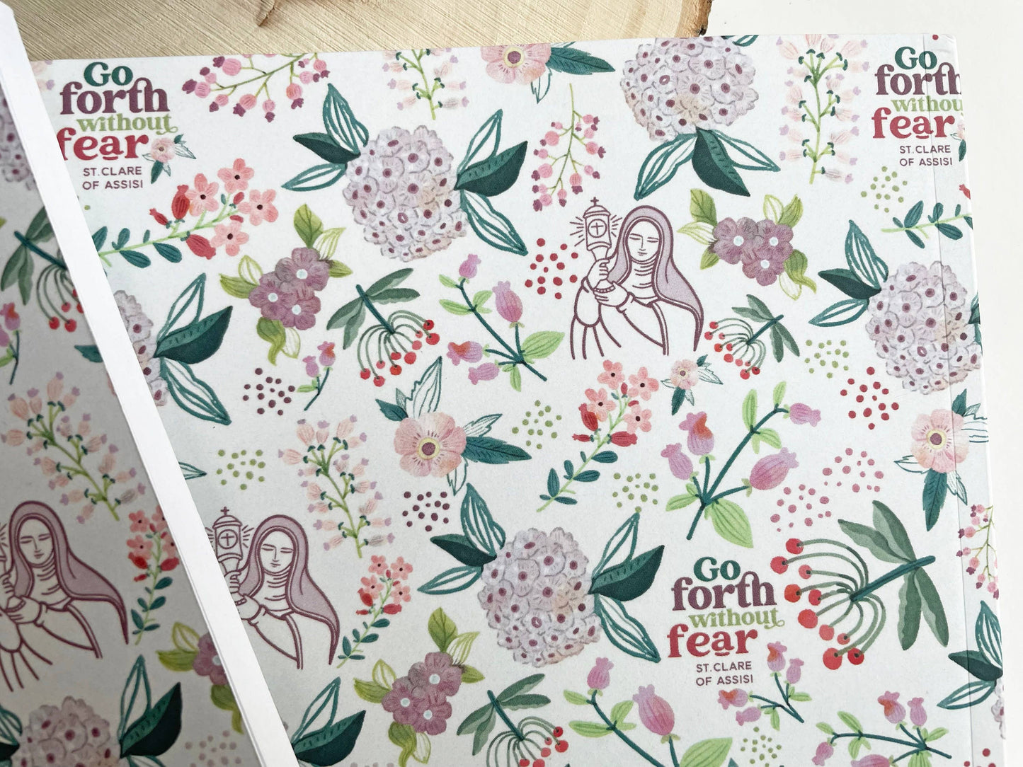 St. Clare of Assisi Notebook & Journal I Catholic Gift
