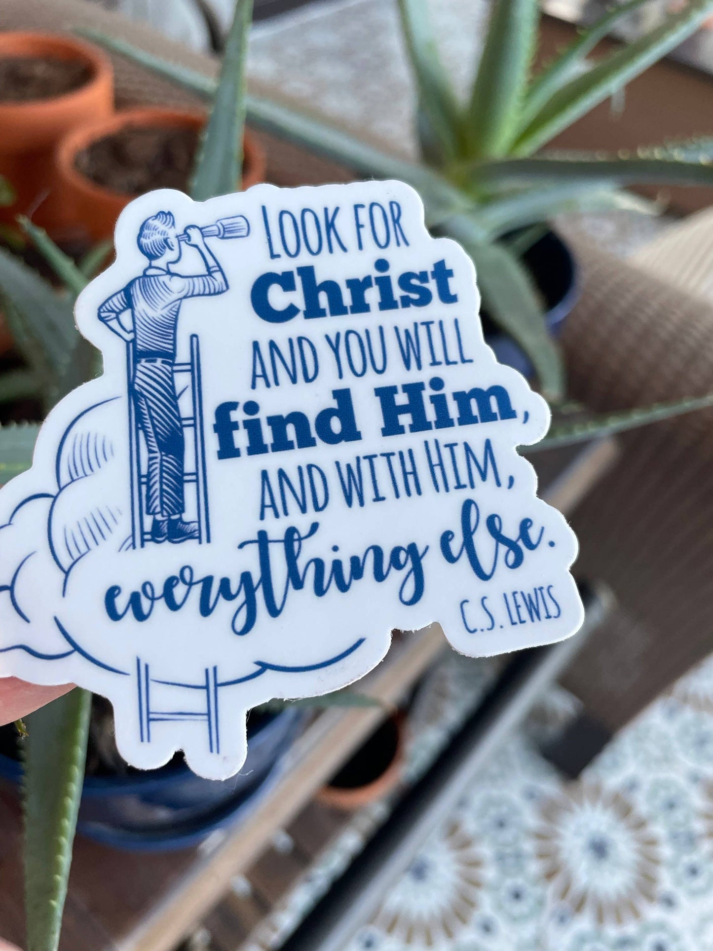 Look For Christ And You Will Find Him
Catholic Sticker