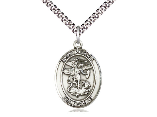 St Michael the Archangel Sterling SilverMedal