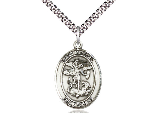 St Michael the Archangel Sterling SilverMedal