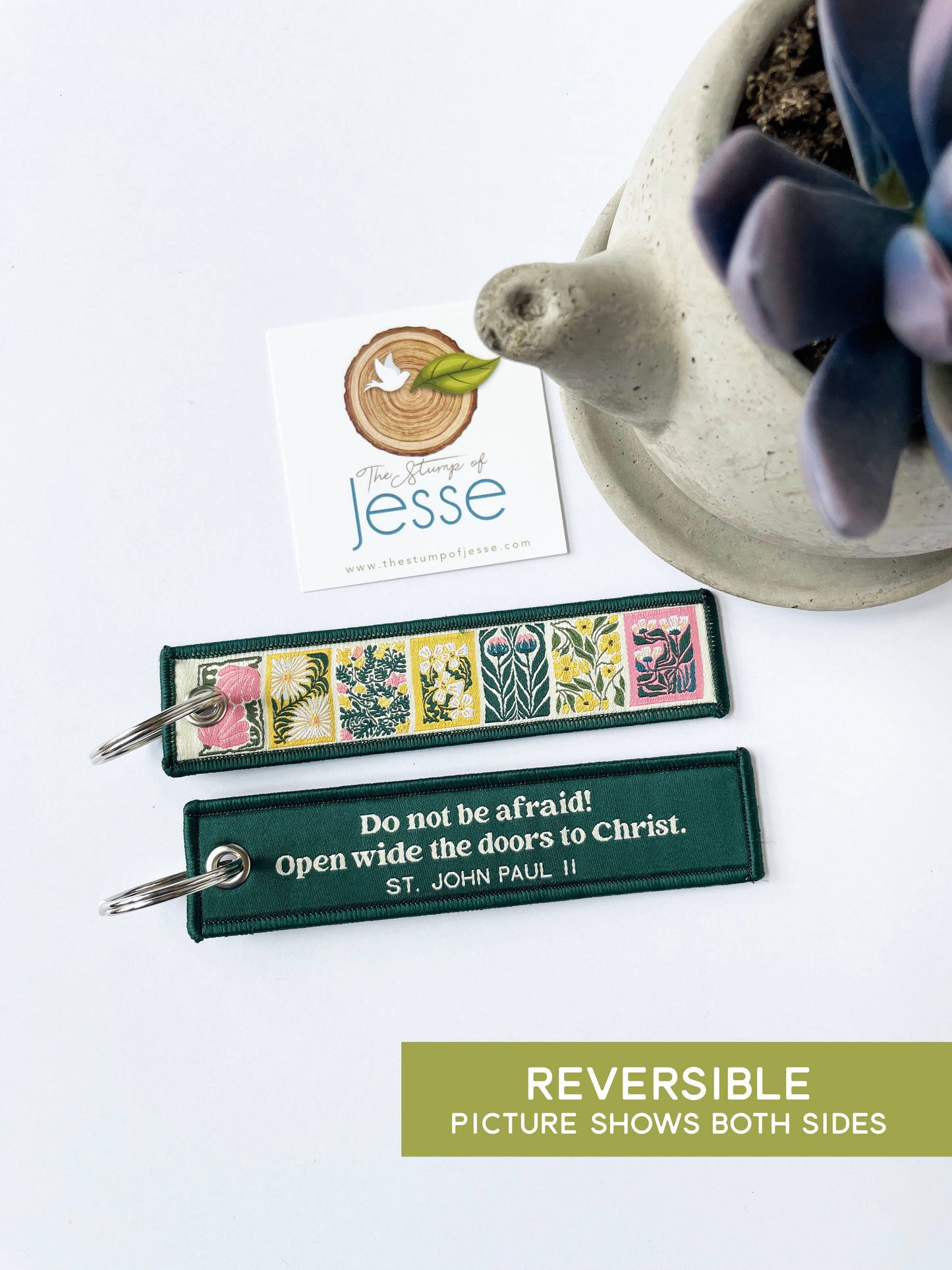 Saints Keychains & Bag Tags