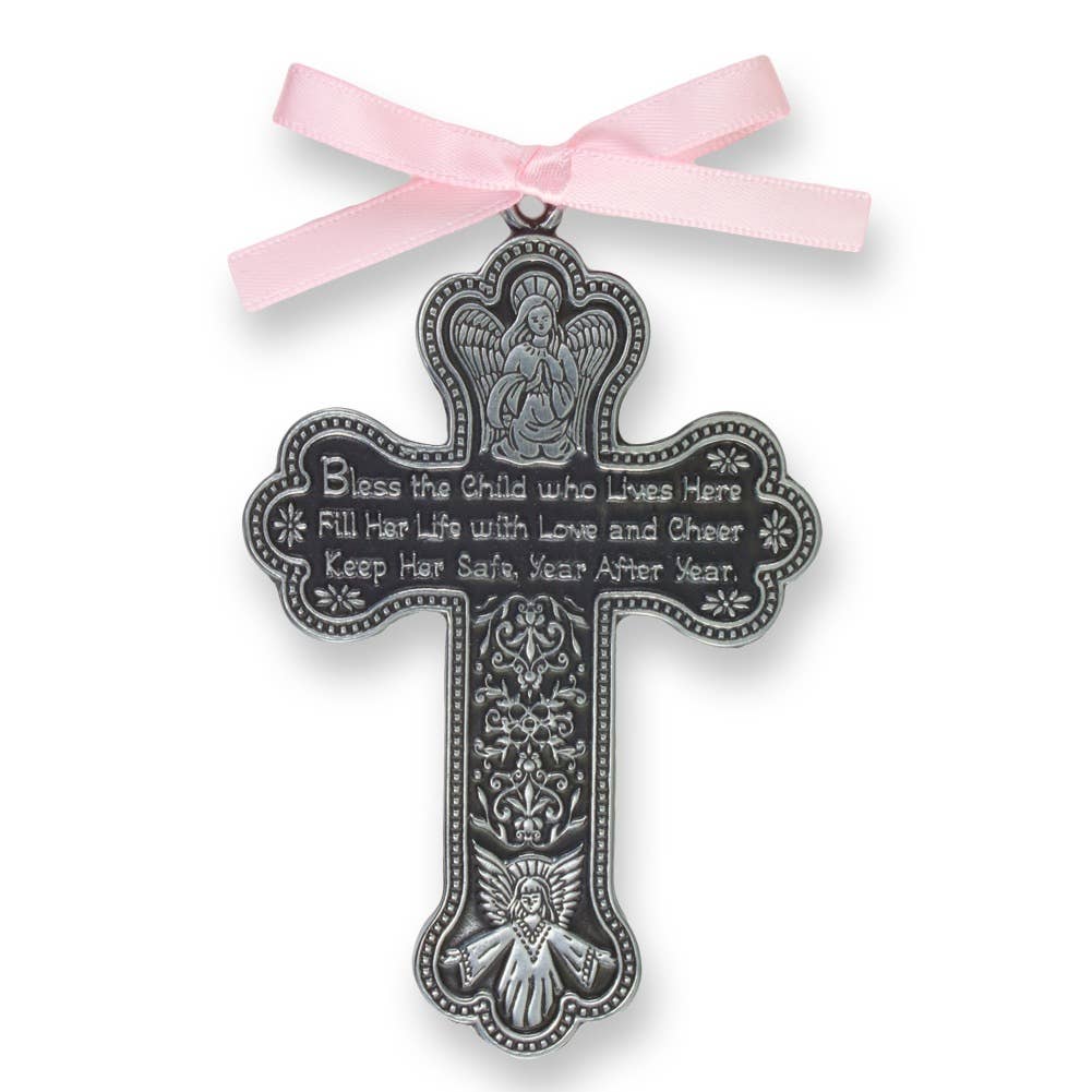 Baby Girl Crib Cross