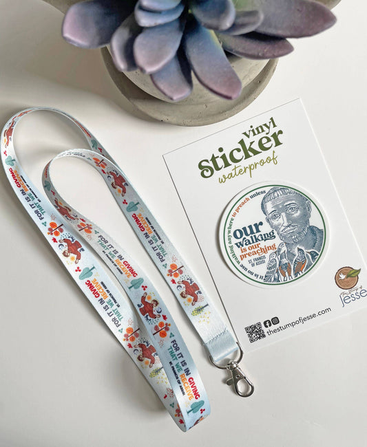 St. Francis of Assisi Lanyard & Catholic Gift