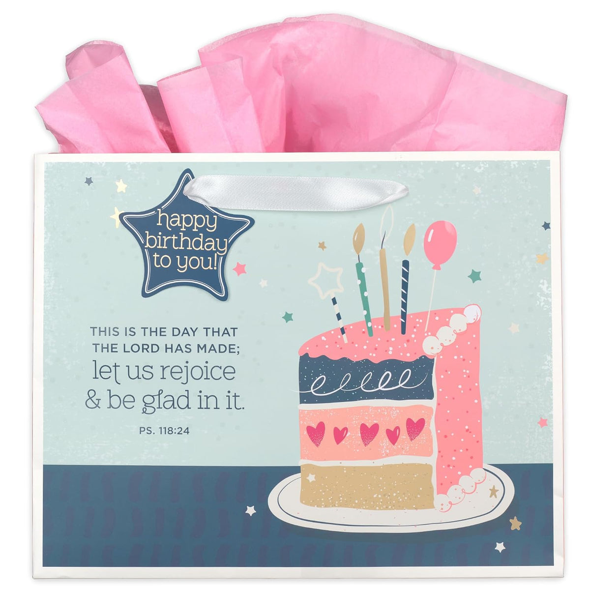 Large Scripture Gift Bag with Tissue Paper