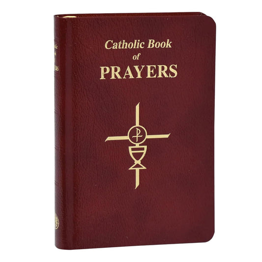 Catholic Book of Prayers   Burgundy Large Print