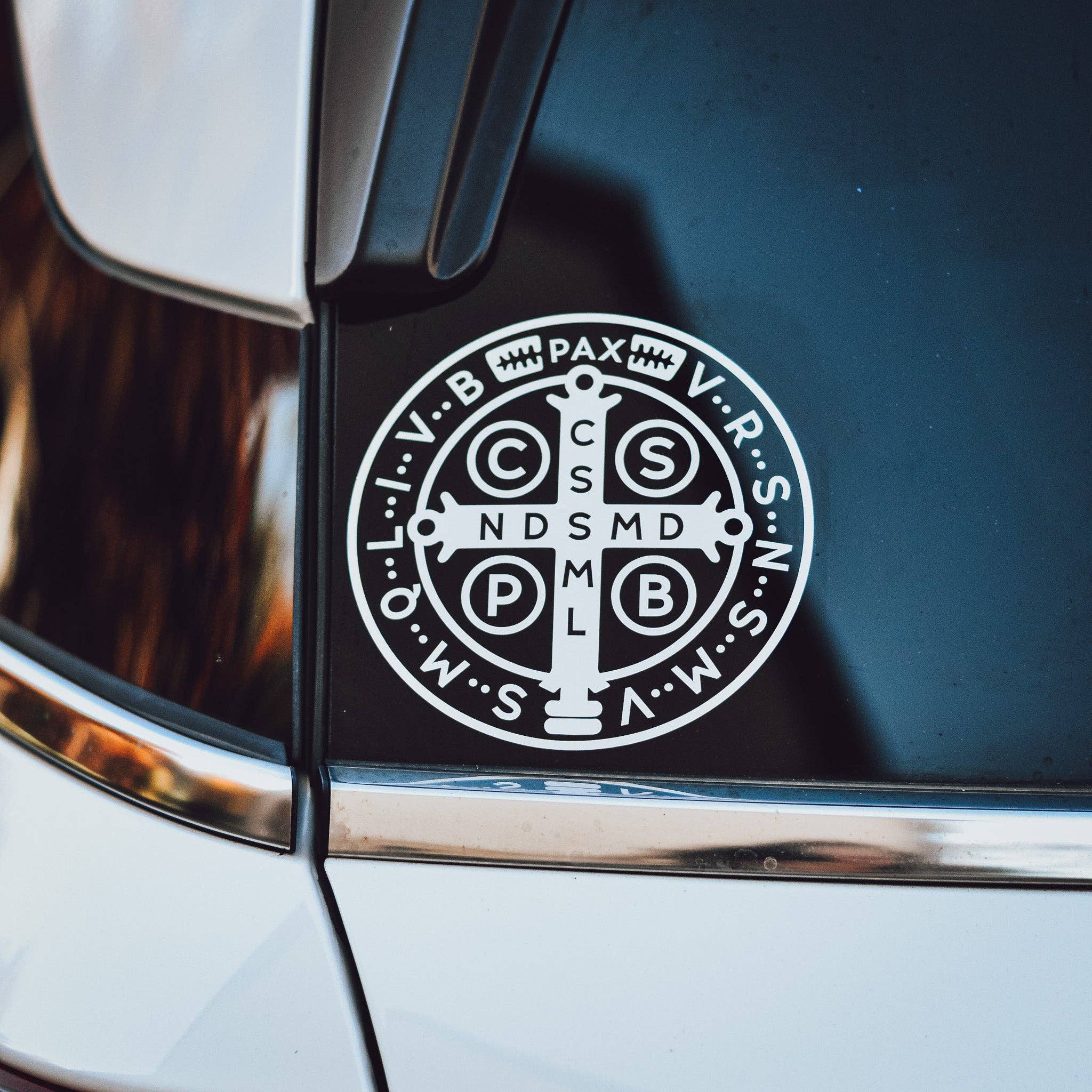 Saint Benedict Medal Decal – St. George