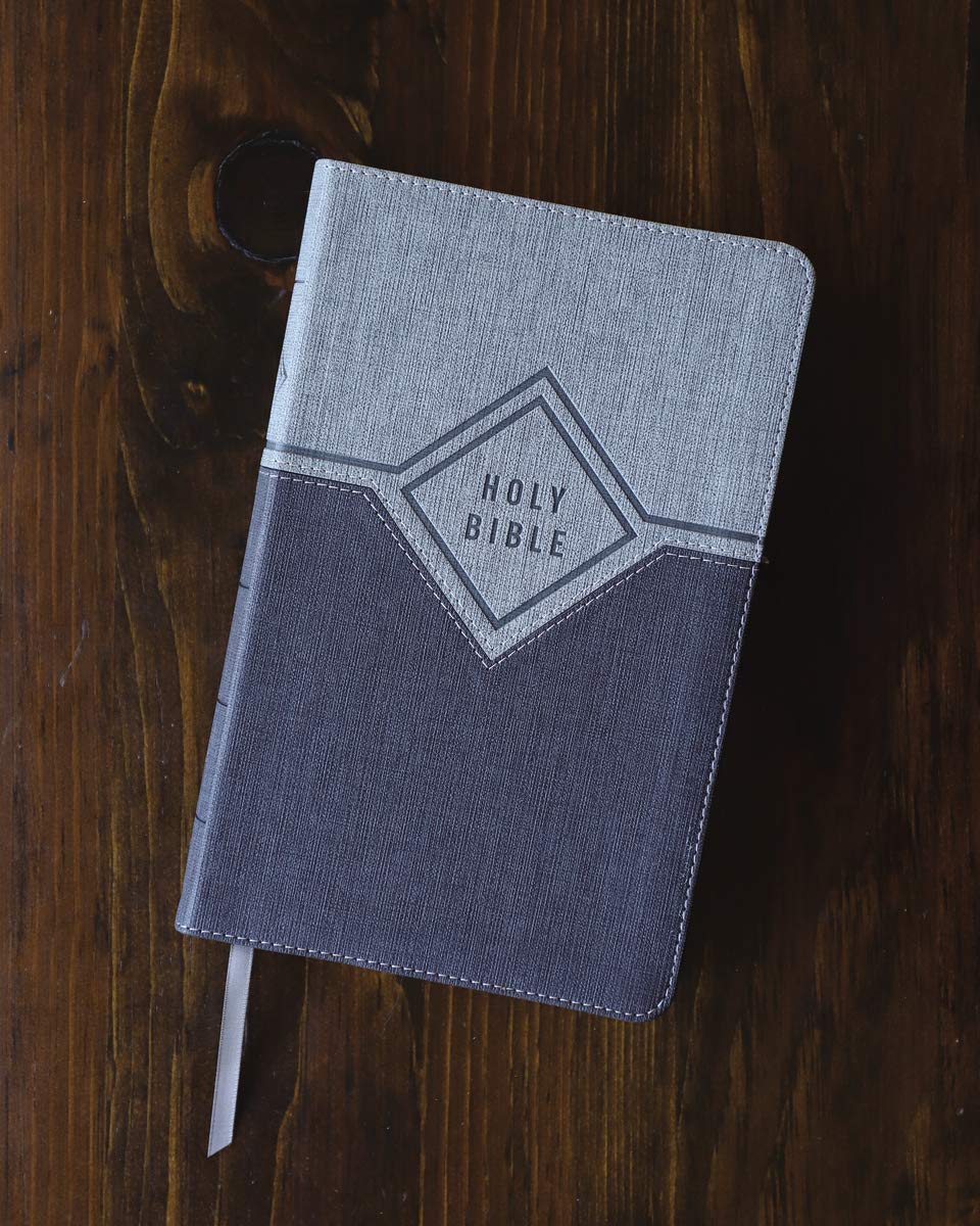 NIV premium Gift Bible Leathersoft Black/Gray